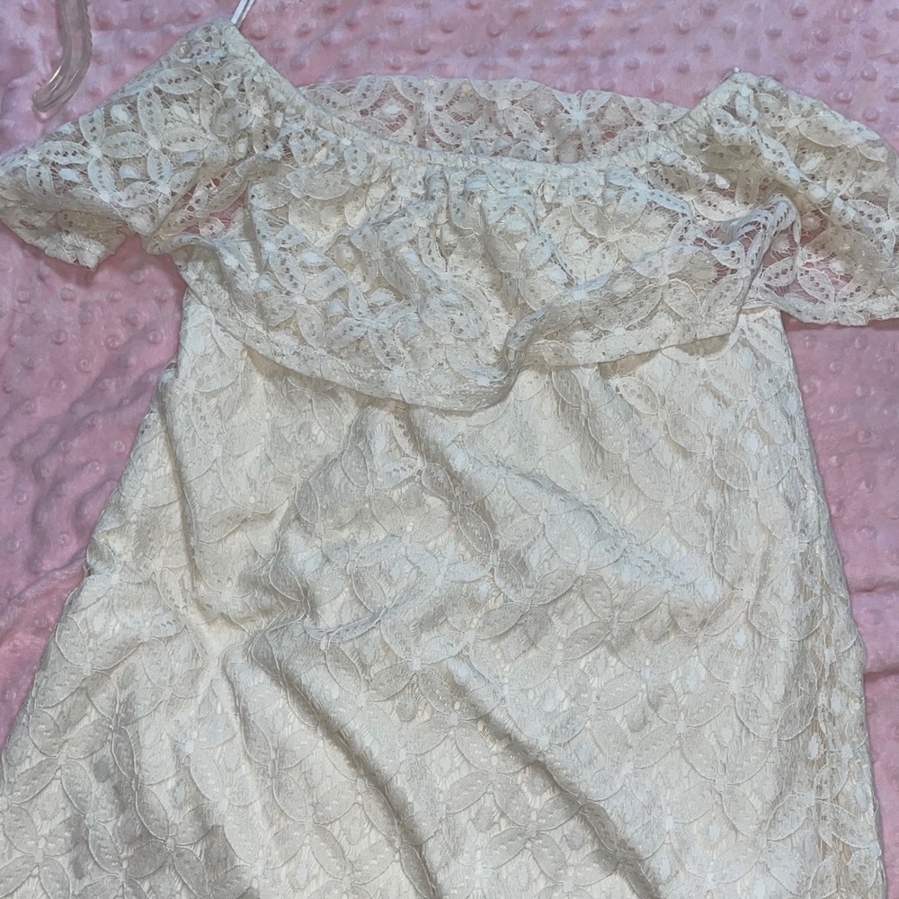 Off the shoulder dress